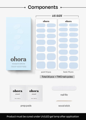 ohora nail file and wooden stick detail for precise shaping and gentle removal