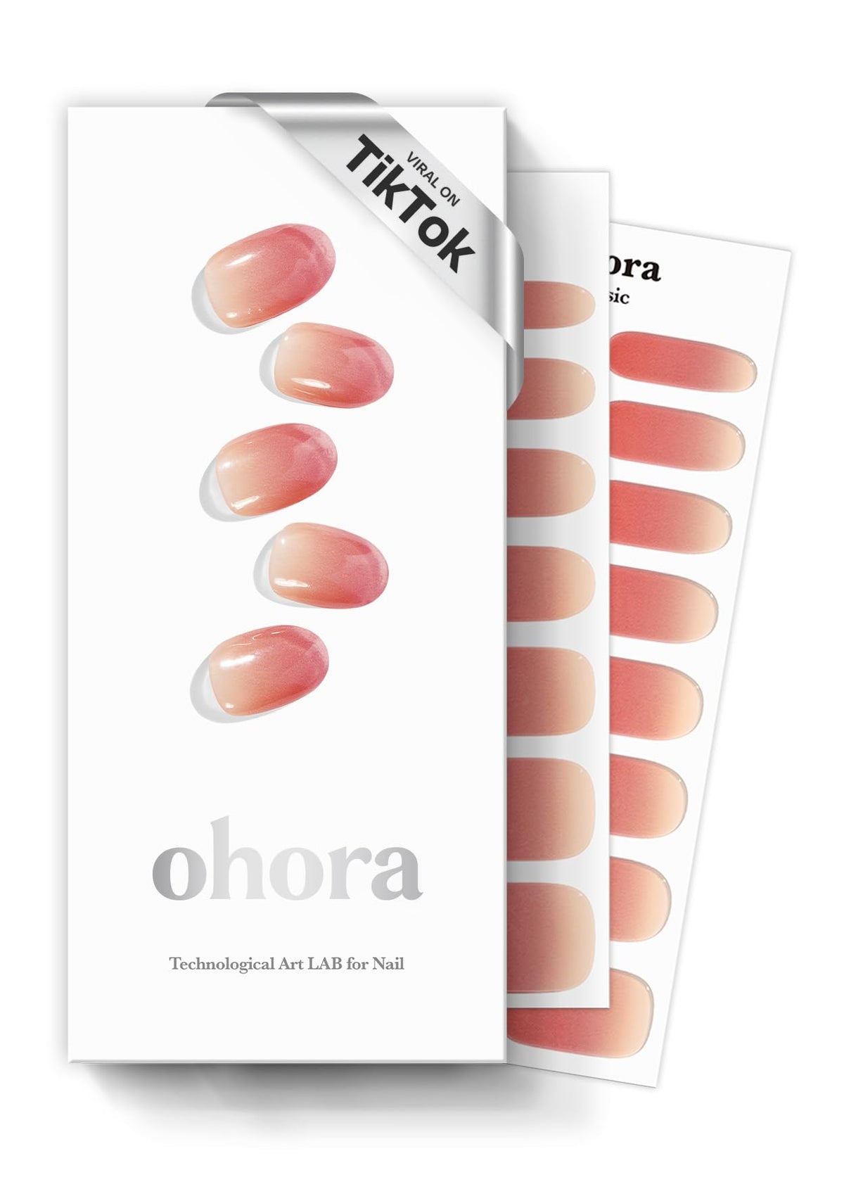 ohora front box and strips displayed for easy at-home salon results