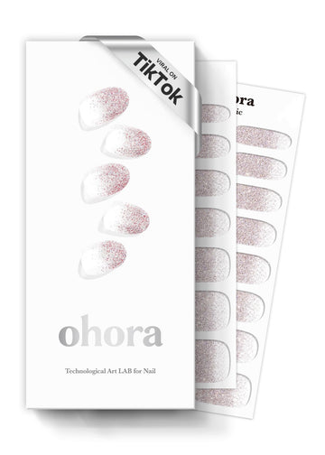 ohora front box showing kit contents and easy home salon benefits