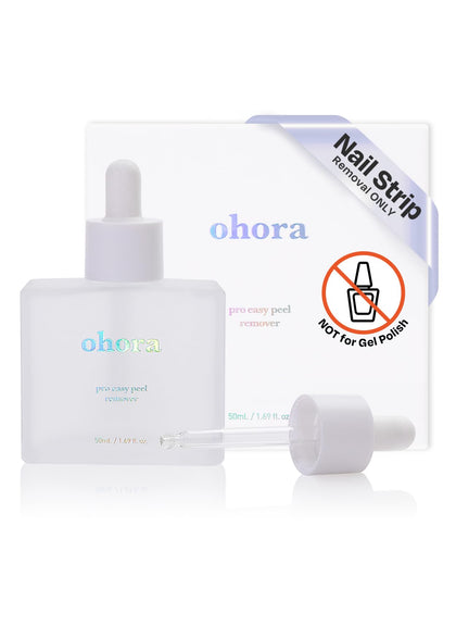 ohora front packaging showing easy peel remover and clear benefit for tidy removals