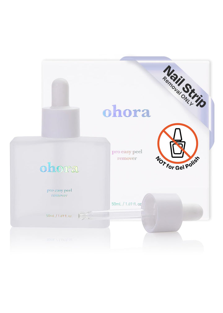 ohora front packaging showing easy peel remover and clear benefit for tidy removals