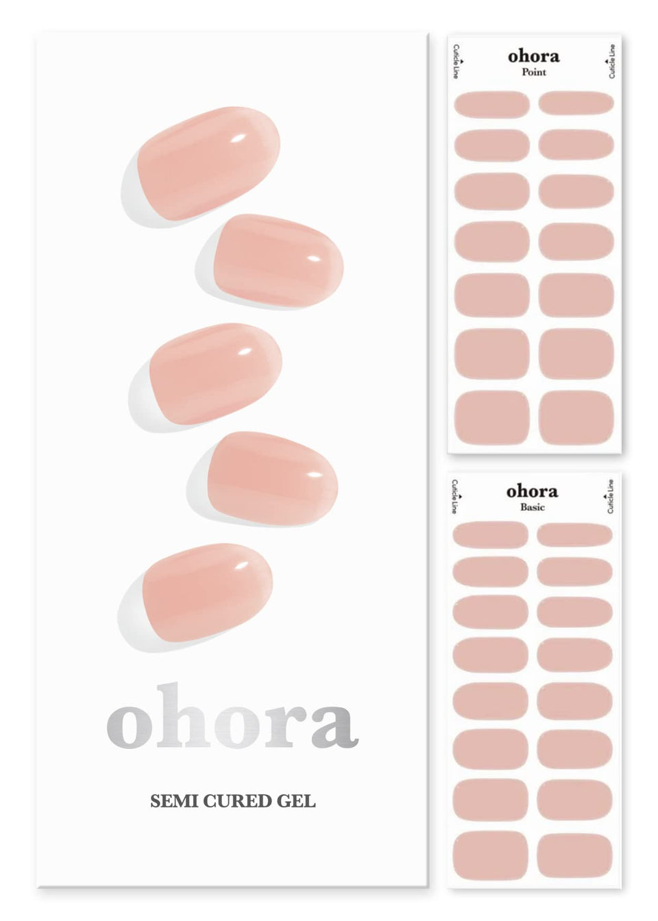 ohora front packaging N Bare Apricot showing kit and branding for easy identification and convenience