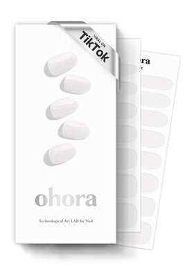 ohora front packaging showing white gel kit for easy salon results