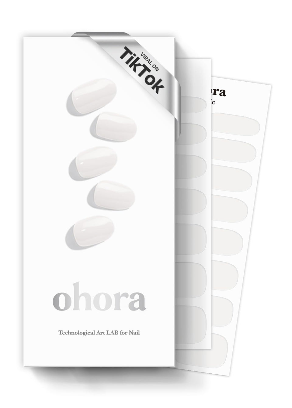ohora front packaging showing white gel kit for easy salon results