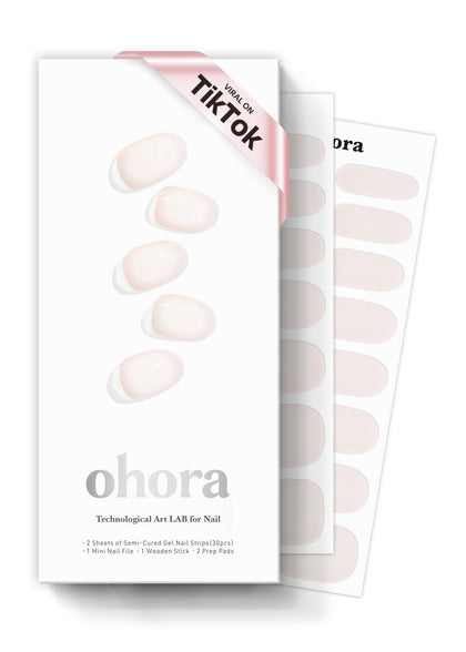 ohora front packaging showing N Coconut Jelly and included tools for quick salon nails