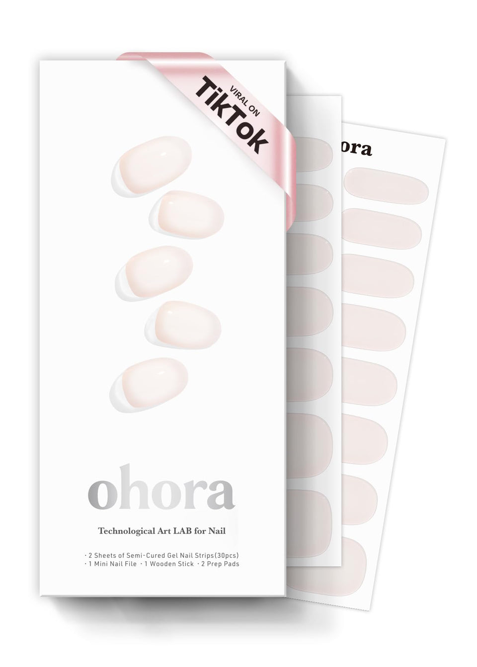 ohora front packaging showing N Coconut Jelly and included tools for quick salon nails