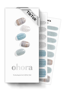 ohora front packaging showing blue and gray design and included items for easy identification