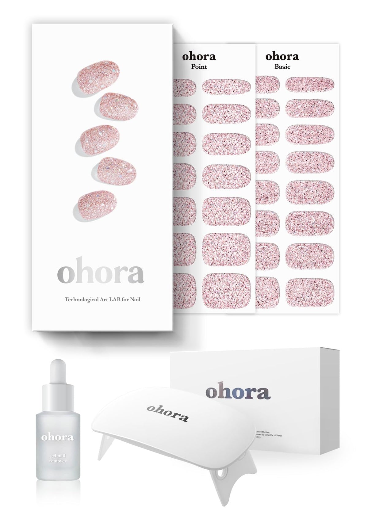 ohora front packaging showing starter kit and benefit of complete set
