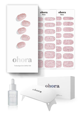 ohora front packaging showing starter kit and benefit of complete set