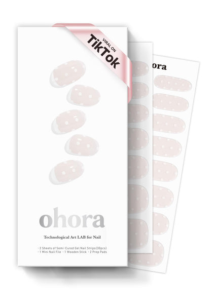 ohora front packaging showing kit contents and benefit quick salon finish