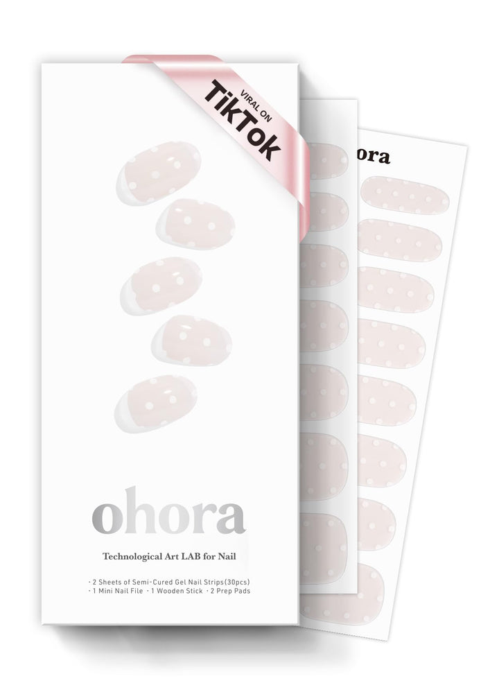 ohora front packaging showing kit contents and benefit quick salon finish