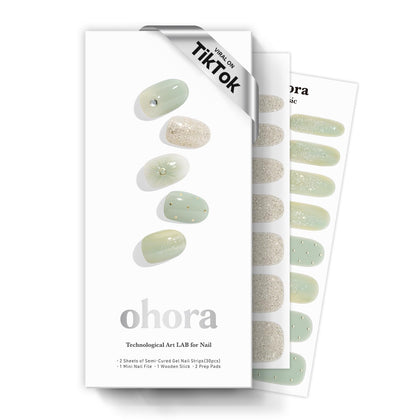 ohora front packaging showing N Puffy Bloom design and included tools for convenience