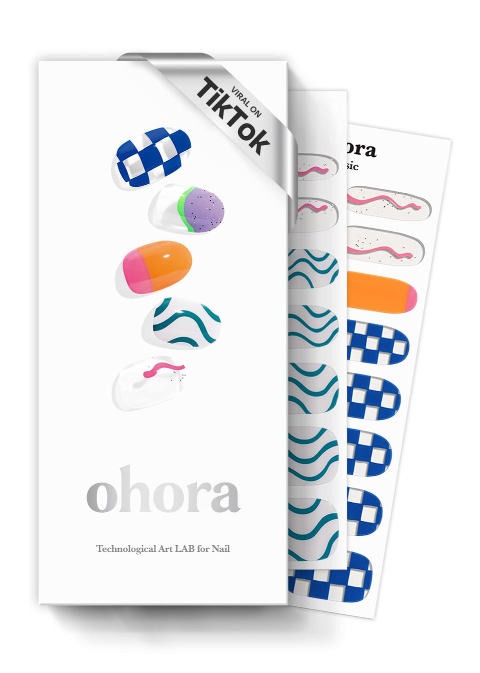 ohora front packaging showing N Snatched blue patterned design and kit benefits
