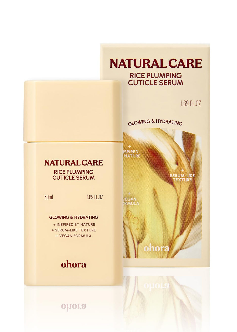 ohora front packaging showing serum bottle and label for easy identification