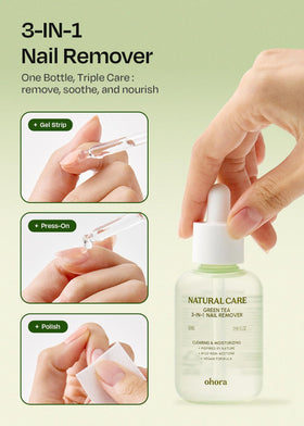 ohora bottle in hand to display 50mL scale and travel-friendly convenience