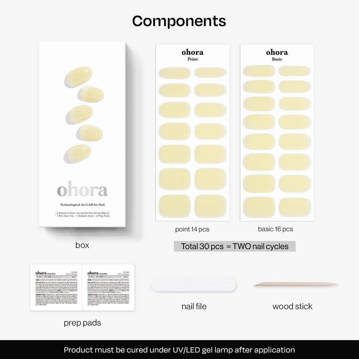 ohora lifestyle image of a desk manicure using strips for quick at-home pampering