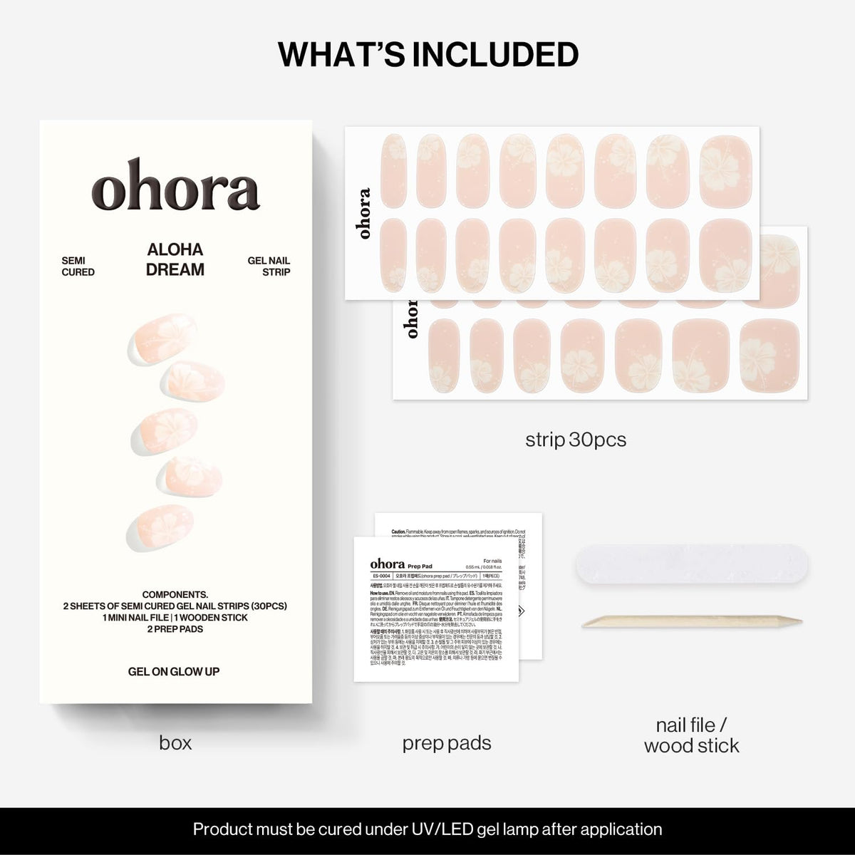 ohora lifestyle image of hands wearing beige N Aloha Dream showing polished everyday look