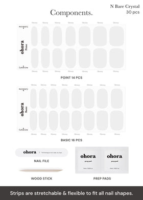 ohora curing strips under a UV/LED lamp demonstrating compatibility and durable results