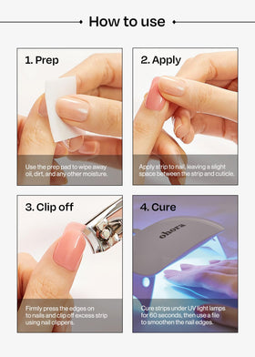 ohora size selection comparison showing 15 sizes to ensure a precise fit per nail