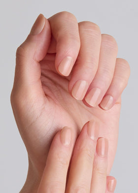 ohora close-up of gel strip texture showing smooth finish and easy shaping benefit