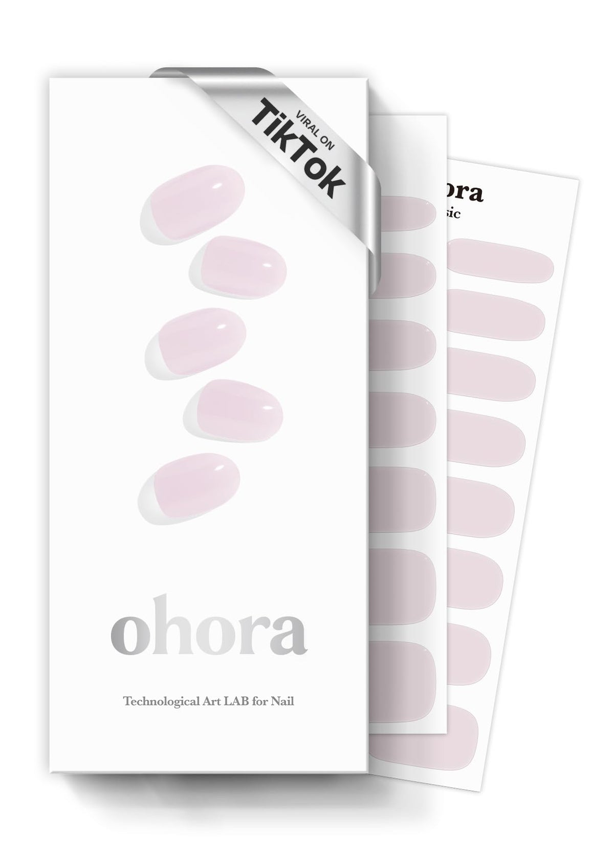 ohora front packaging showing N Bare Pink kit and included tools benefit quick identification