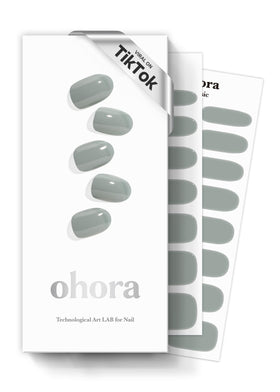 ohora front packaging showing N Cream Fog green strips and tools for quick salon nails