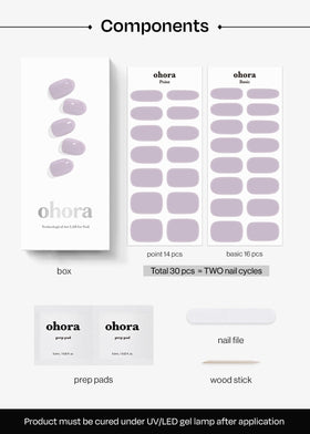ohora curing under UV/LED lamp illustrating quick finish and durable bond