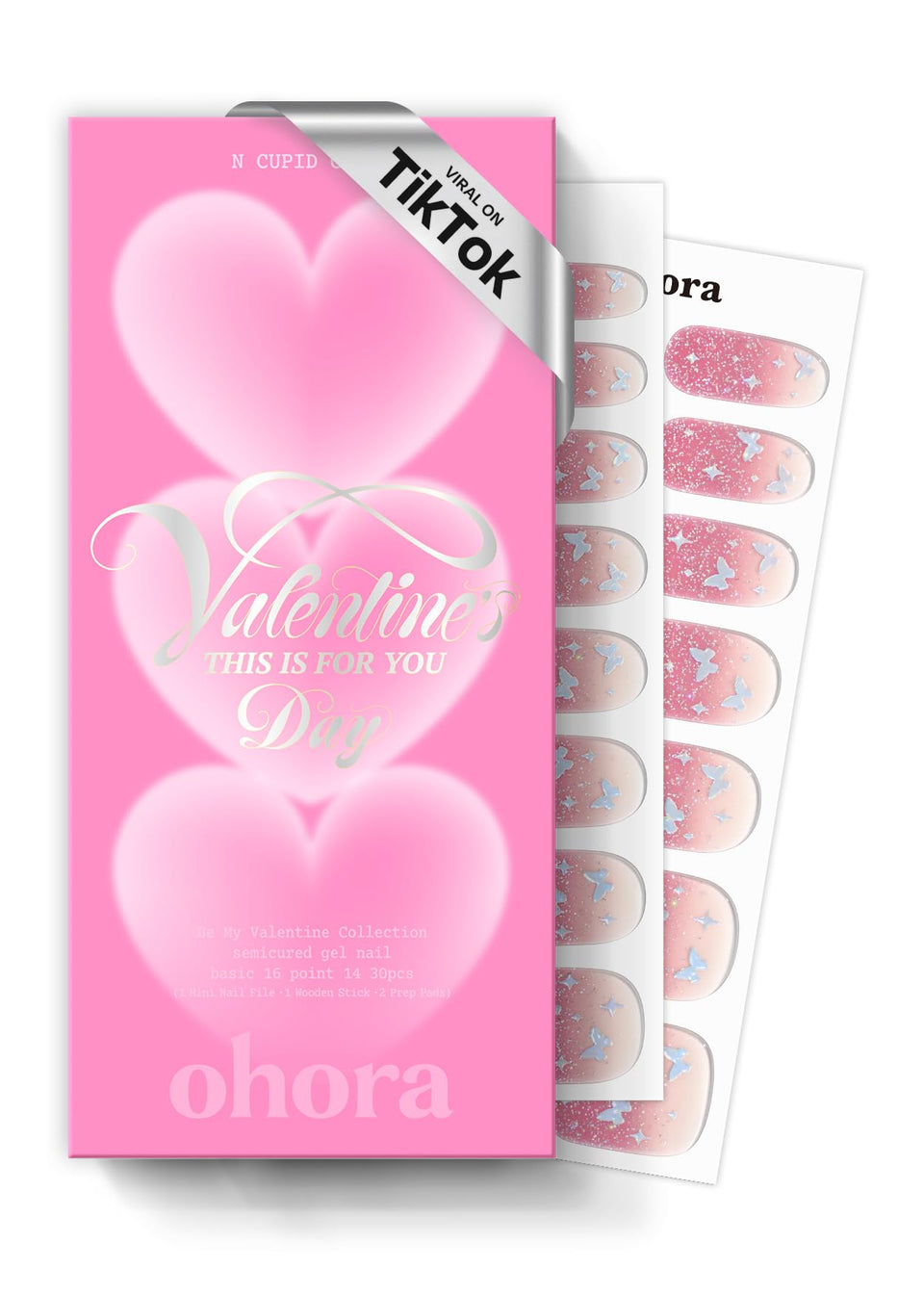 ohora front packaging showing N Cupid Glitz and kit contents for easy gifting