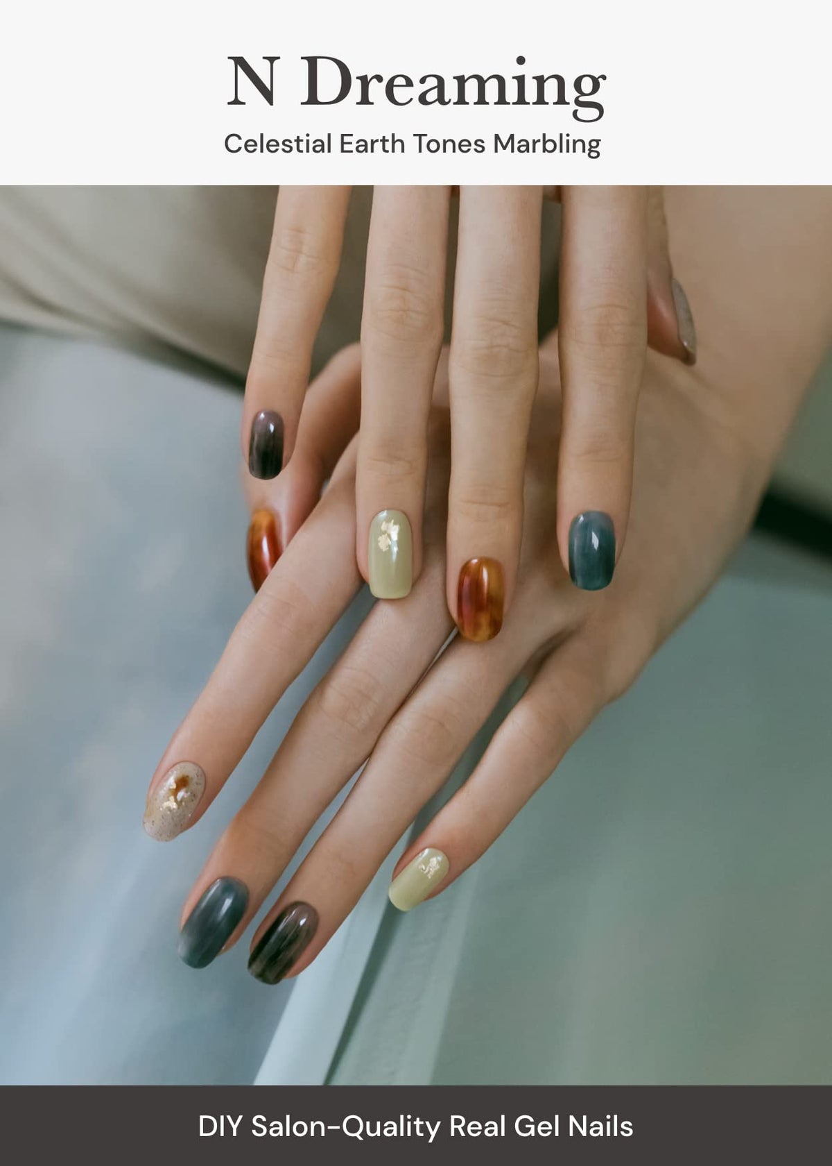 ohora close-up of nail strips layout showing sizes and ready-to-apply convenience