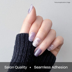 ohora strips curing under gel lamp demonstrating durable finish