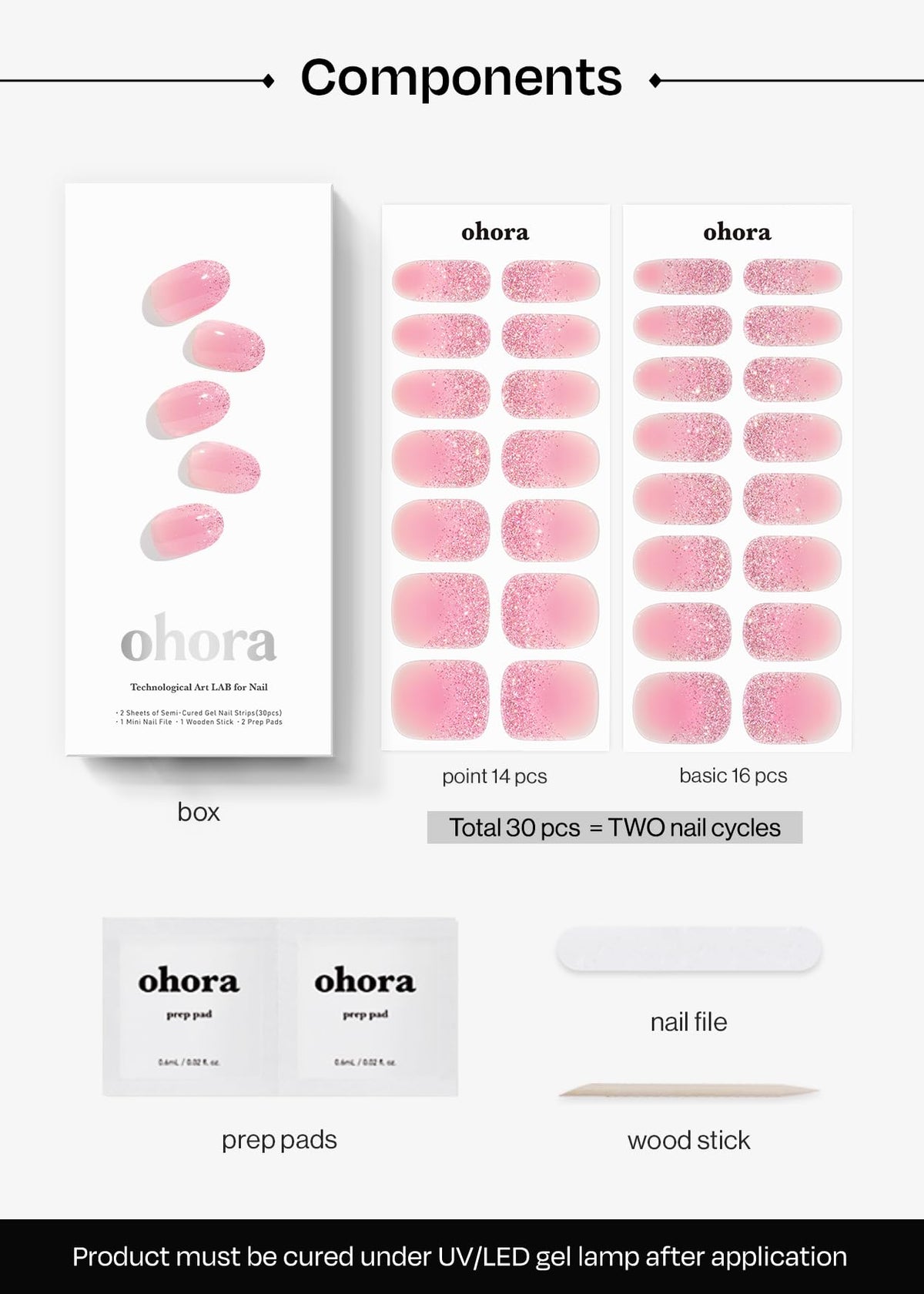 ohora N Fairy Blush removal and filing step for safe gentle takeoff