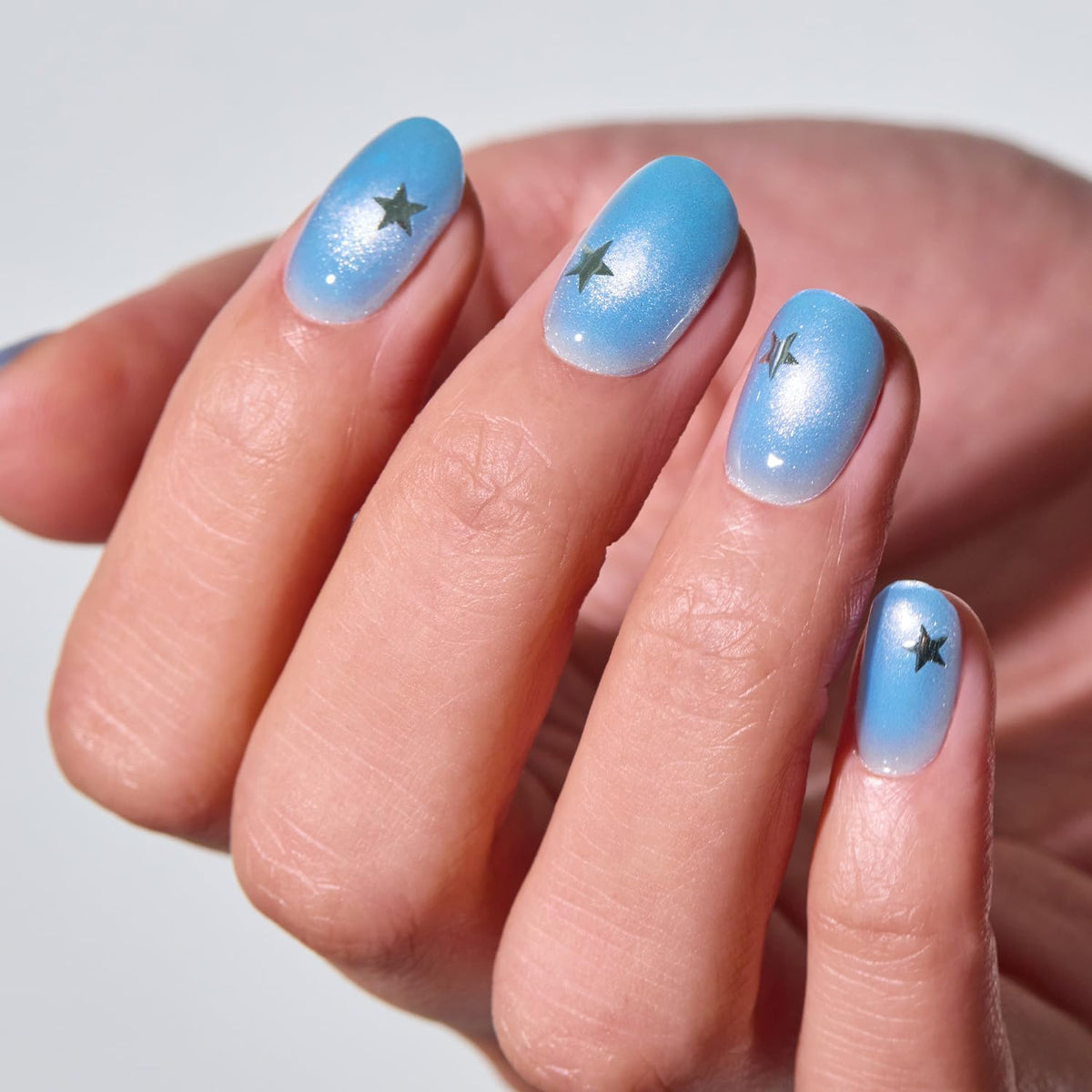 ohora close-up of semi-cured gel texture highlighting glossy finish and easy shaping benefit