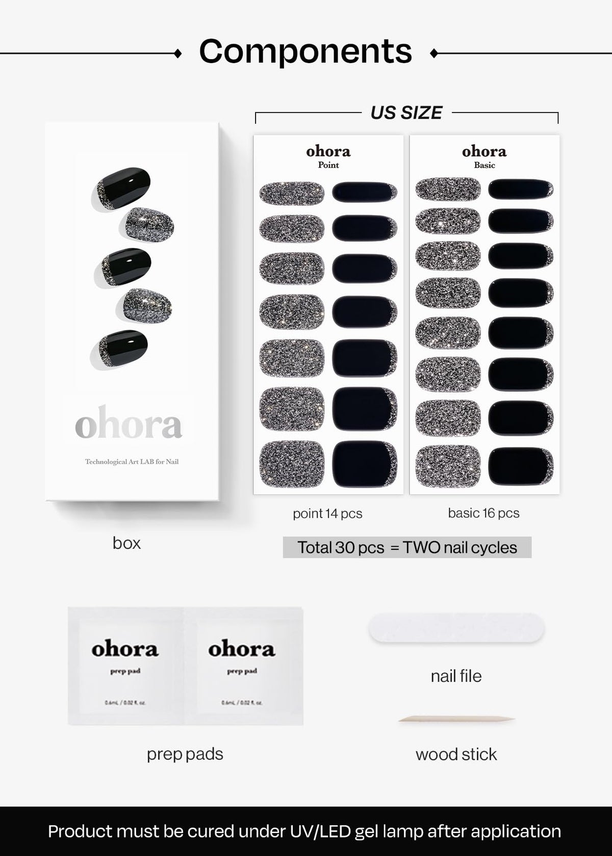 ohora prep pads and wooden stick detail showing clean application and better adhesion