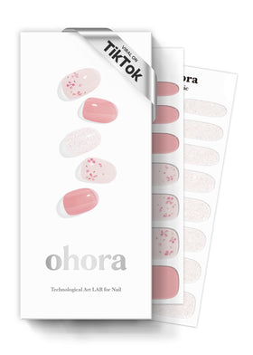 ohora front packaging showing N Rose Diamond kit and benefit quick salon-style nails