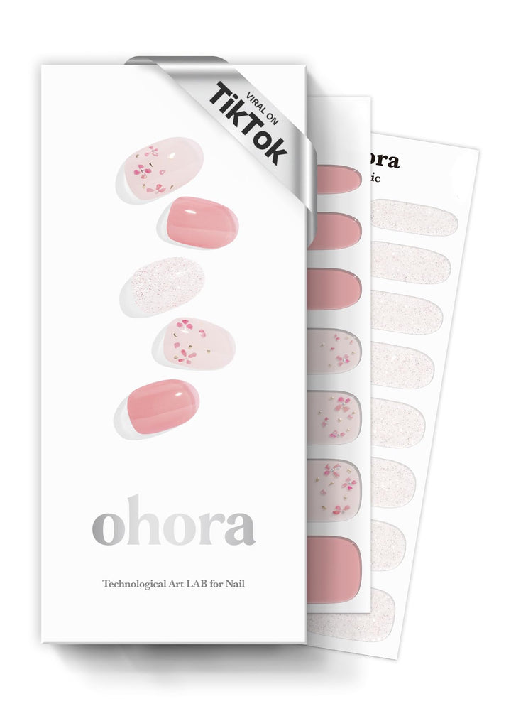 ohora front packaging showing N Rose Diamond kit and benefit quick salon-style nails