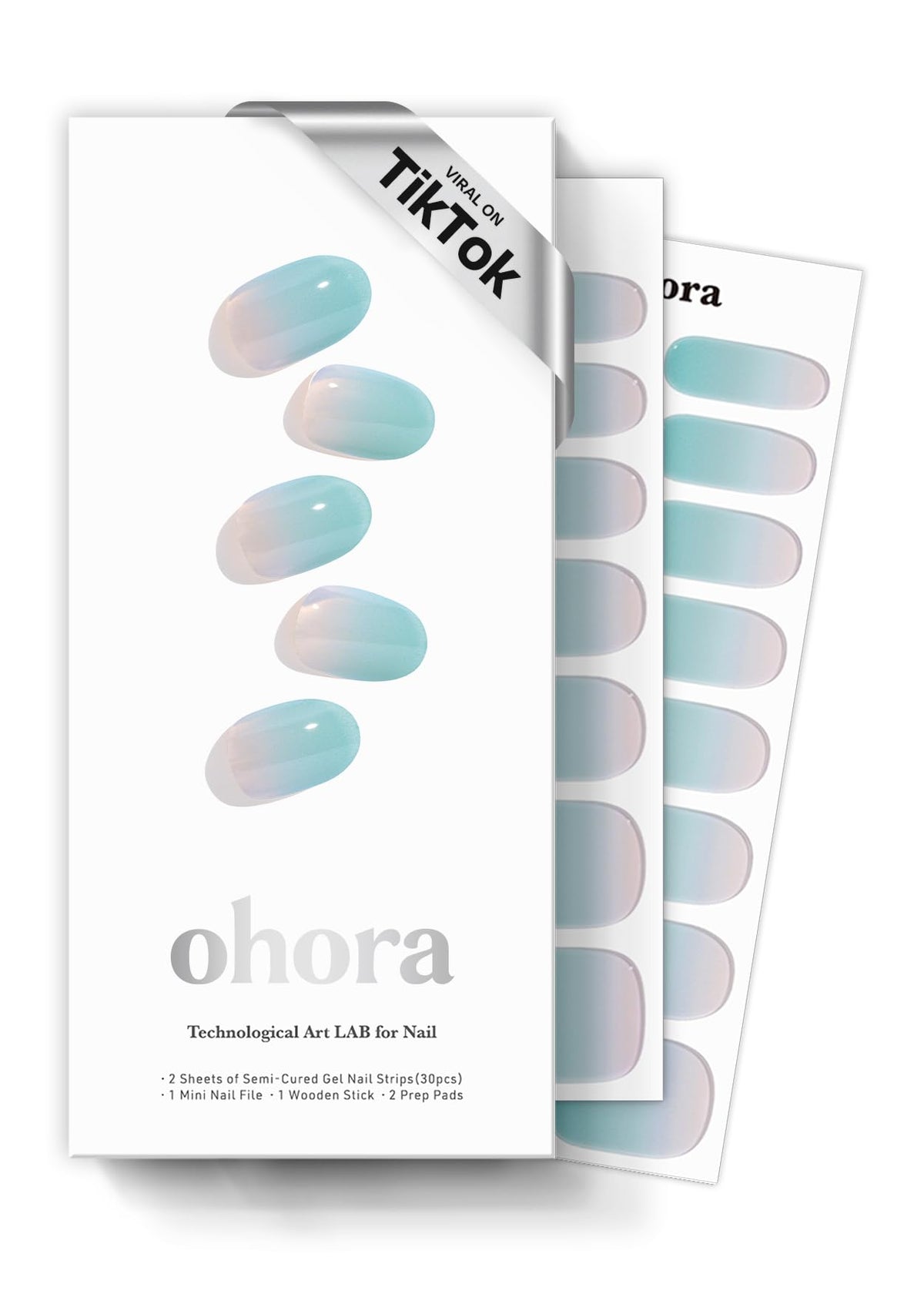 ohora front box showing N Soap Bubble kit and tools for easy at-home application