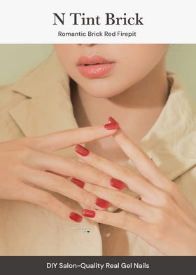 ohora strip close-up texture revealing glossy semi-cured gel for smooth coverage