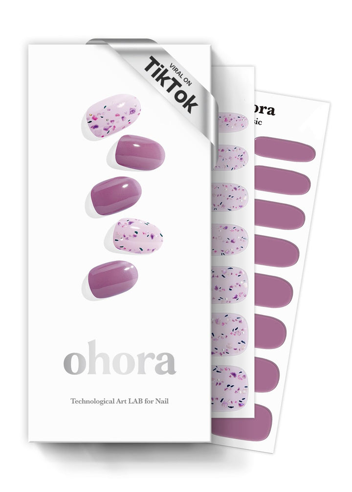ohora front packaging showing N Violeta box and included contents for easy at-home salon results