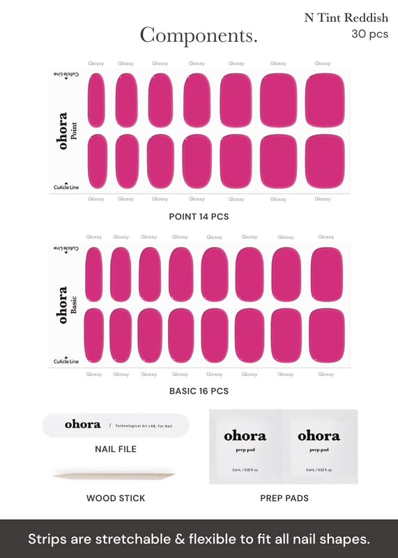 ohora finished manicure on model showcasing salon-quality glossy pink nails