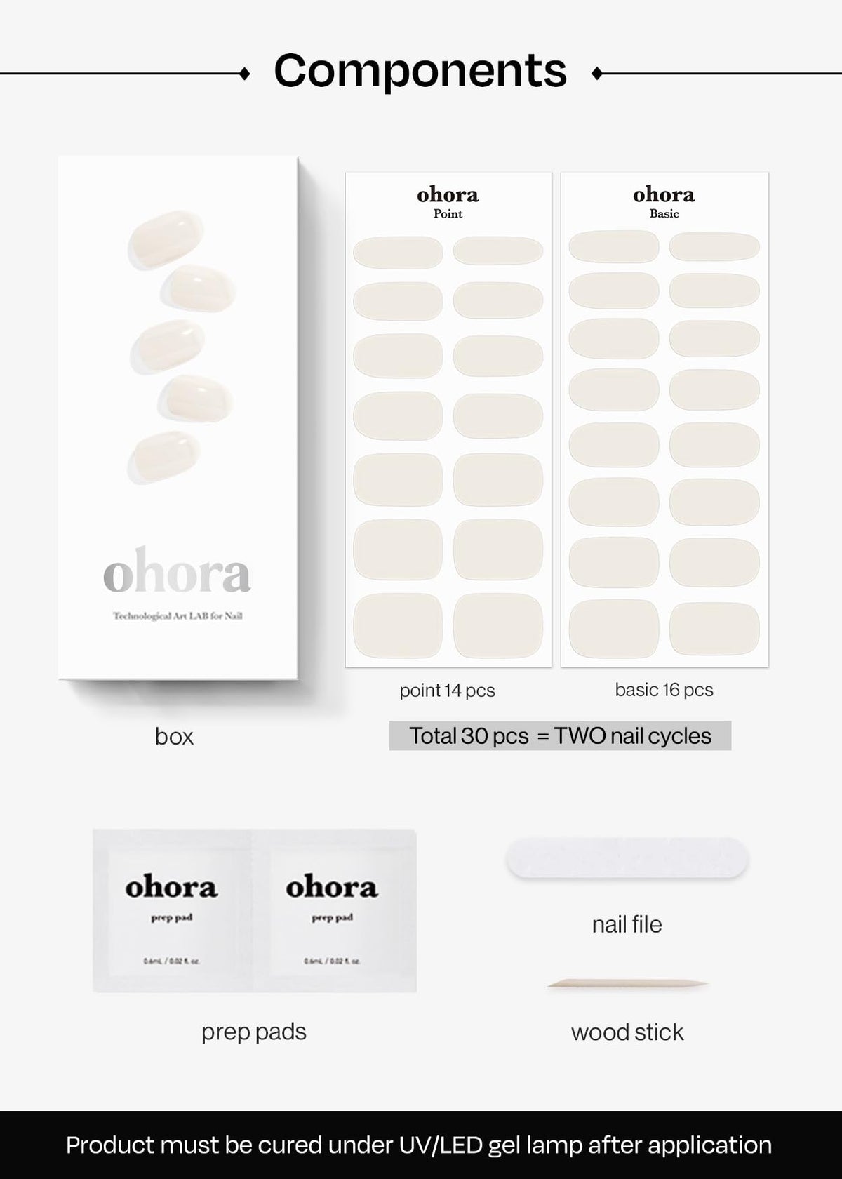 ohora applied wrap on fingernail in salon setting showing salon-quality look