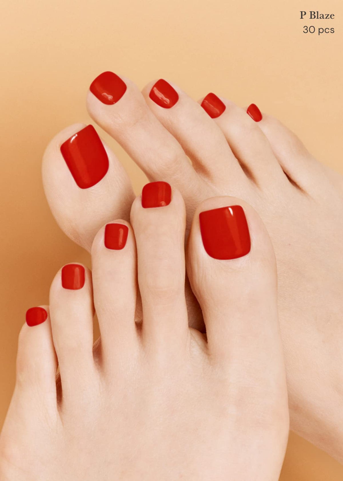 ohora strip being positioned on a toenail demonstrating easy application and quick prep