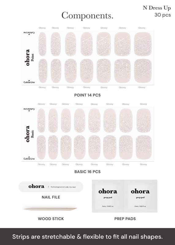 ohora prep pads cleaning nail surface to improve strip adhesion and long wear