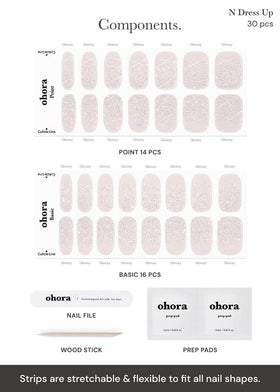 ohora prep pads cleaning nail surface to improve strip adhesion and long wear