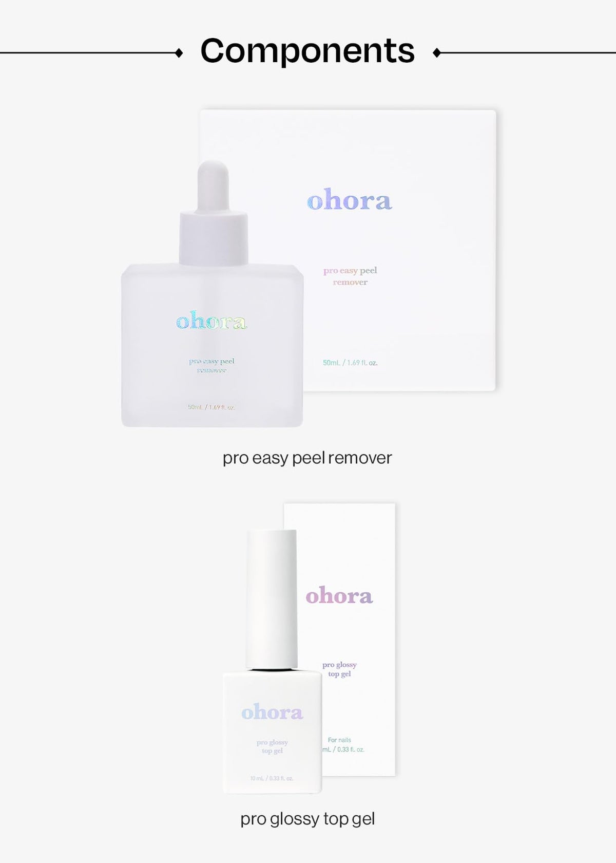 ohora duo beside a hand for scale to visualize product size and convenient storage benefit