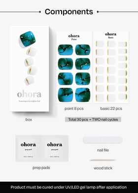 ohora spread of sizes to compare fit and select perfect wrap for each toe
