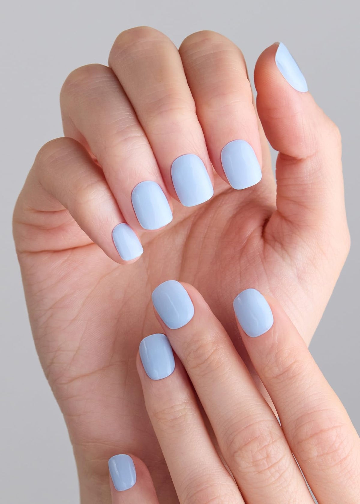 ohora close-up of gel strip texture and gloss for smooth durable finish
