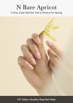 ohora close-up of gel strip texture revealing smooth semi-cured surface for precise shaping