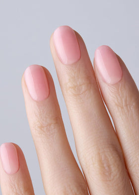 ohora close-up of pink jelly wrap texture highlighting glossy, smooth gel finish