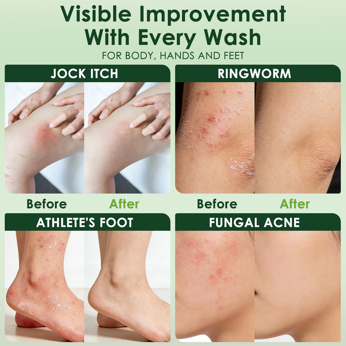 Oiangna soap used after workout for odor and sweat control
