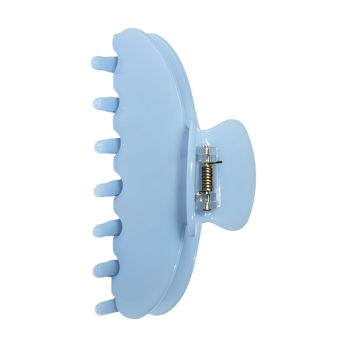 OideGuiing front view wathet blue clip showing elegant finish and reliable hold
